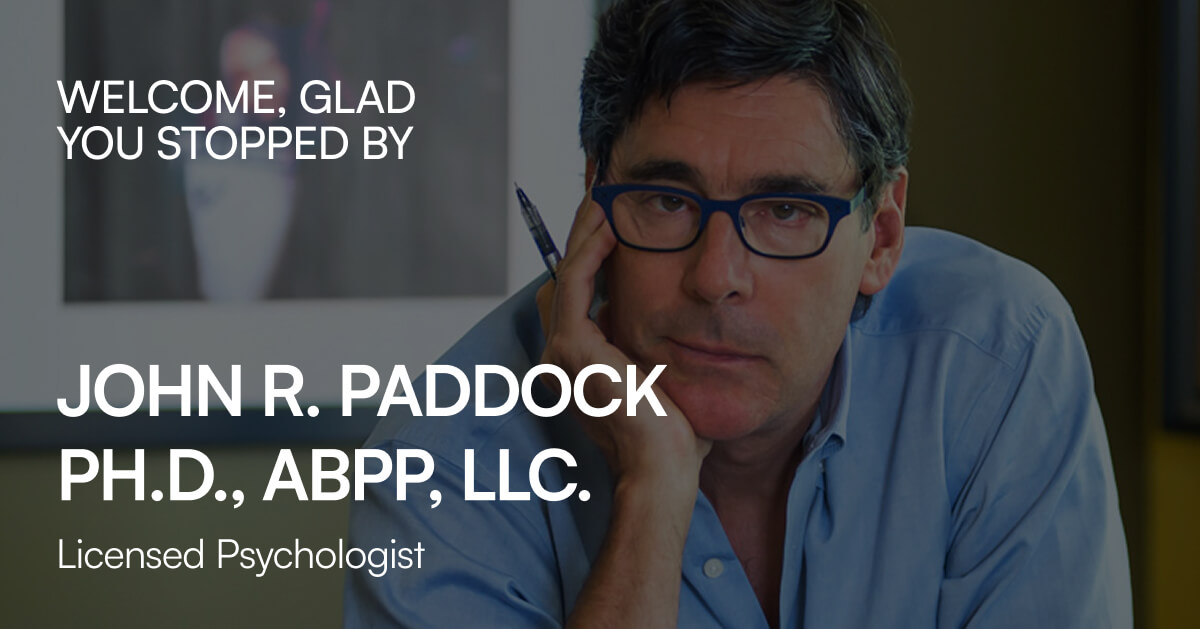 Consulting Clinical Psychologist in Atlanta - John R. Paddock